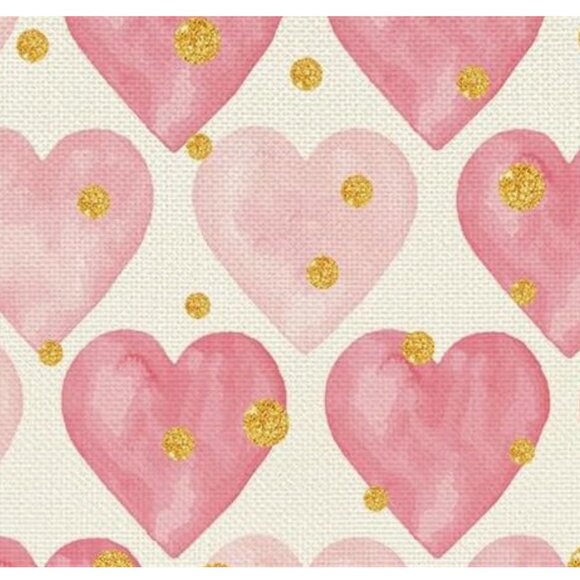 Valentines Day Placemats 4pc Pink Heart Table Decor Wedding Party Decorations - Picture 3 of 9